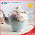 Awalong heißer Verkauf Knochen China Abendessen mit Blumen-Design Keramik-Kaffee gesetzt für Geschenk